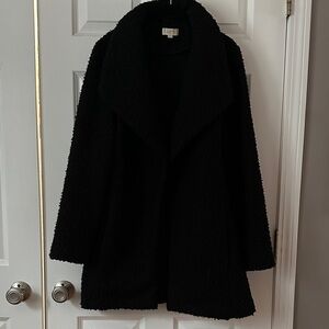 LOFT Classic Black Teddy Jacket